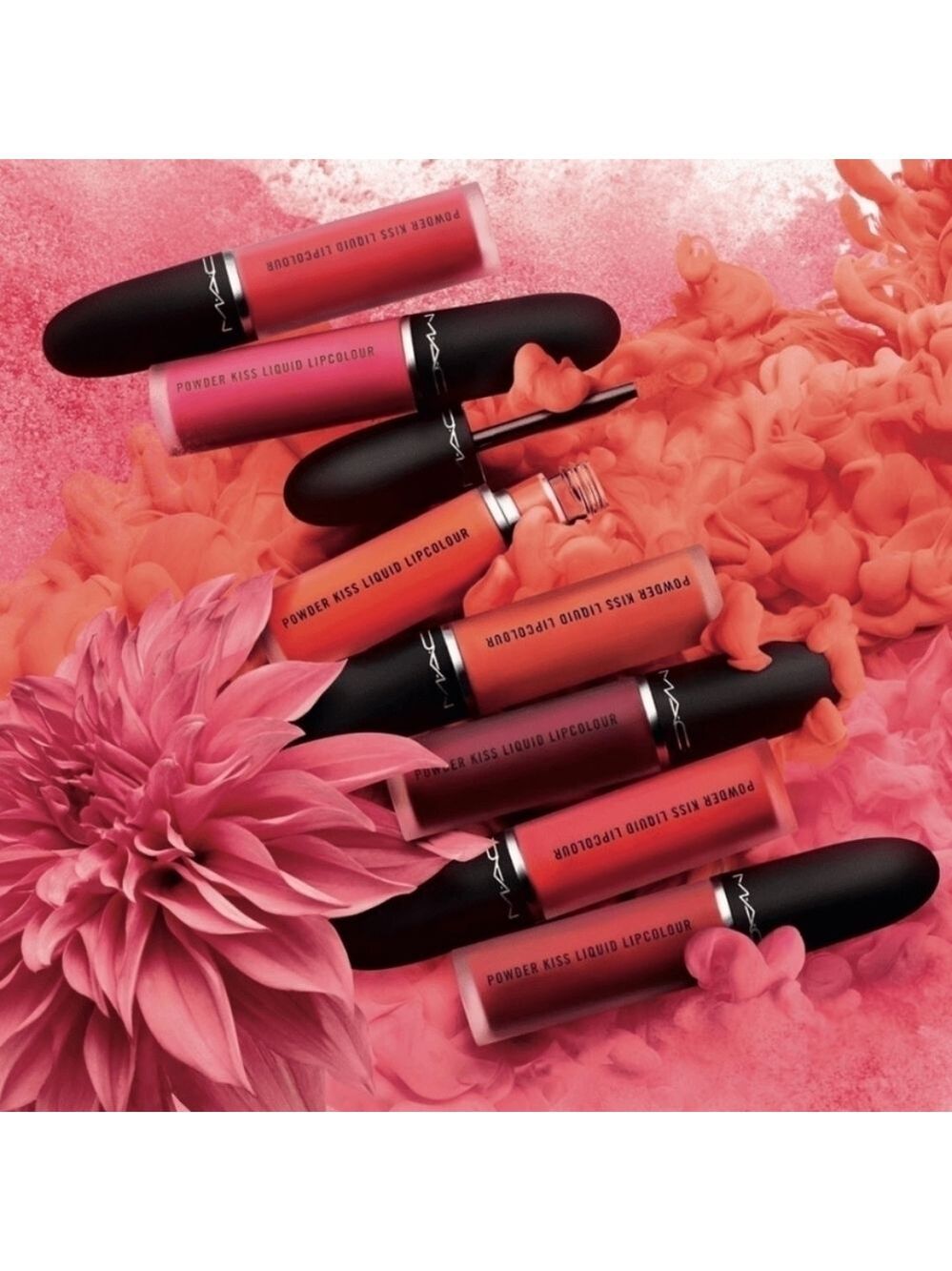 RETIRED MAC Fashion, Sweetie 995, Powder Kiss Liquid Lipcolour – Berry Red - Picture 8 of 10